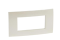 Placca Bticino Vela Quadra Bianco 4 Moduli