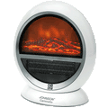 Termoventilatore Ceramico per Caminetto Johnson 750/1500W Bianco
