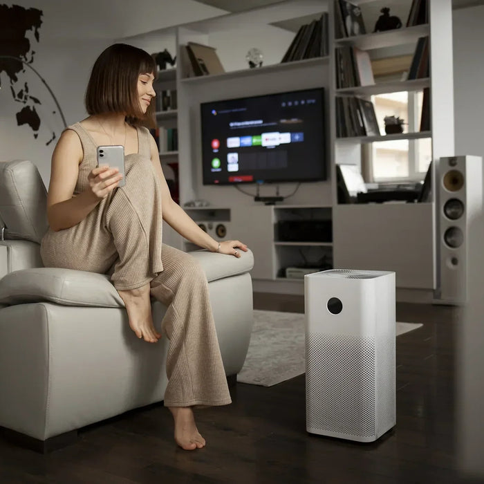 Ambiente domestico con aria pulita grazie a un purificatore