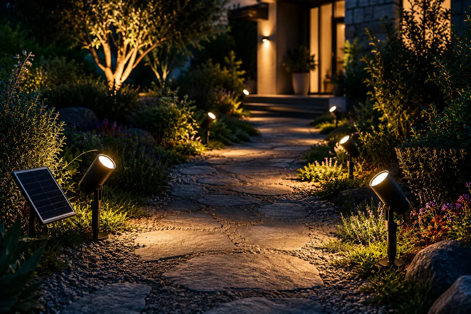 Illuminazione solare da giardino: come funziona, quando conviene e quali prodotti scegliere