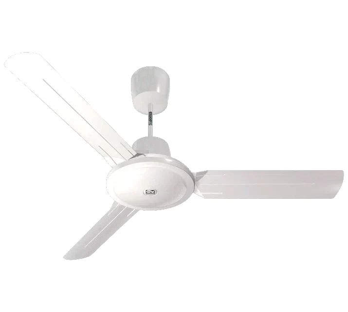 Ventilatore a soffitto Vortice Nordik Evolution bianco reversibile installato in un soggiorno
