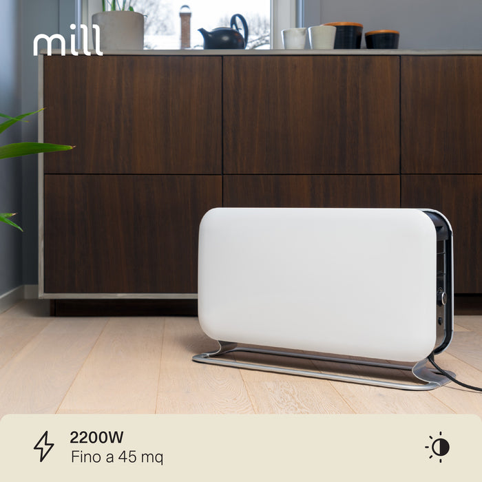 Termoconvettore Elettrico Portatile Mill Instant Max 2200 W LED – CO2200LEDMAX