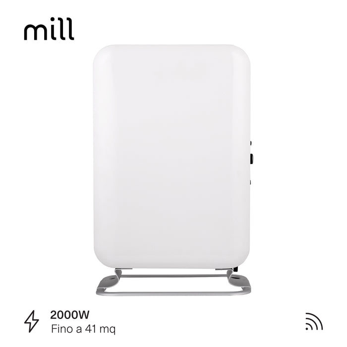 Radiatore a Olio Mill Gentle Air 2000 W Wi-Fi Bianco – OIL2000WIFI3