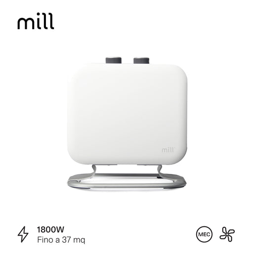 Termoventilatore Mill Compact 1800 W con Piedistallo in Alluminio – CUS1800MECWA