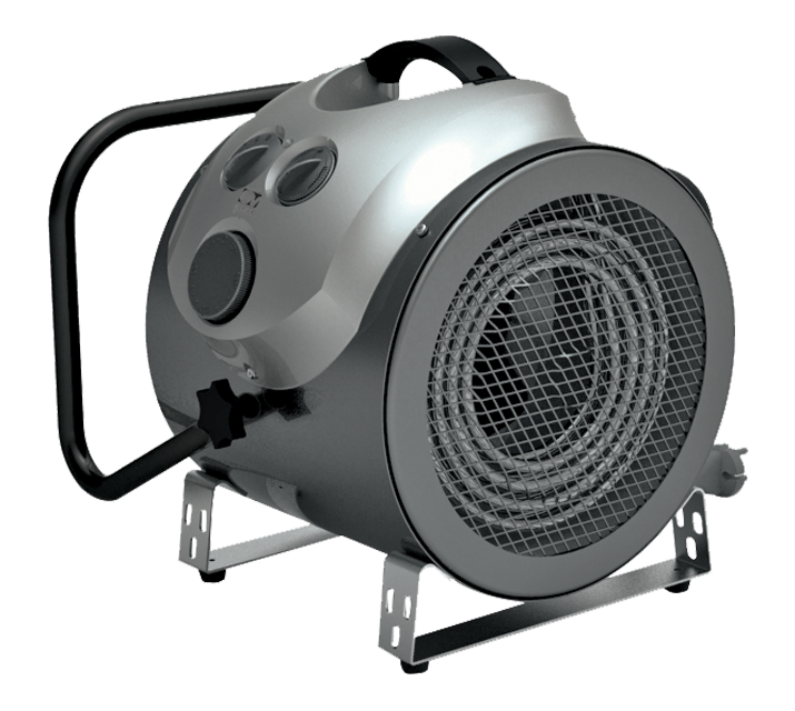 Vortice Caldopro Plus 5000 T - vista con maniglia di trasporto