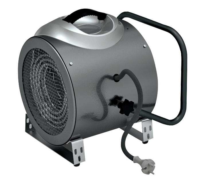 Vortice Caldopro Plus 5000 T - retro con cavo di alimentazione