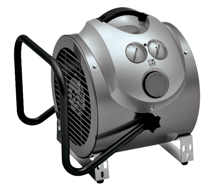 Vortice Caldopro Plus 5000 T - pannello comandi con timer e selettore di potenza