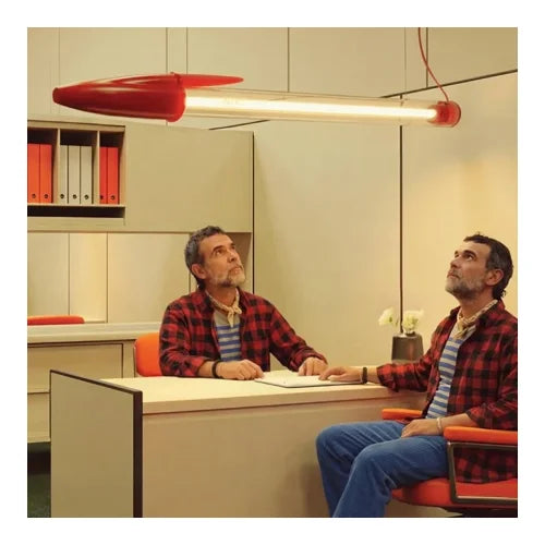 SELETTI BIC LAMPADA A SOSPENSIONE DESIGN ICONICO POP ROSSO - 07837