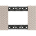 Placca Bticino Living Now 3 Moduli – Optic