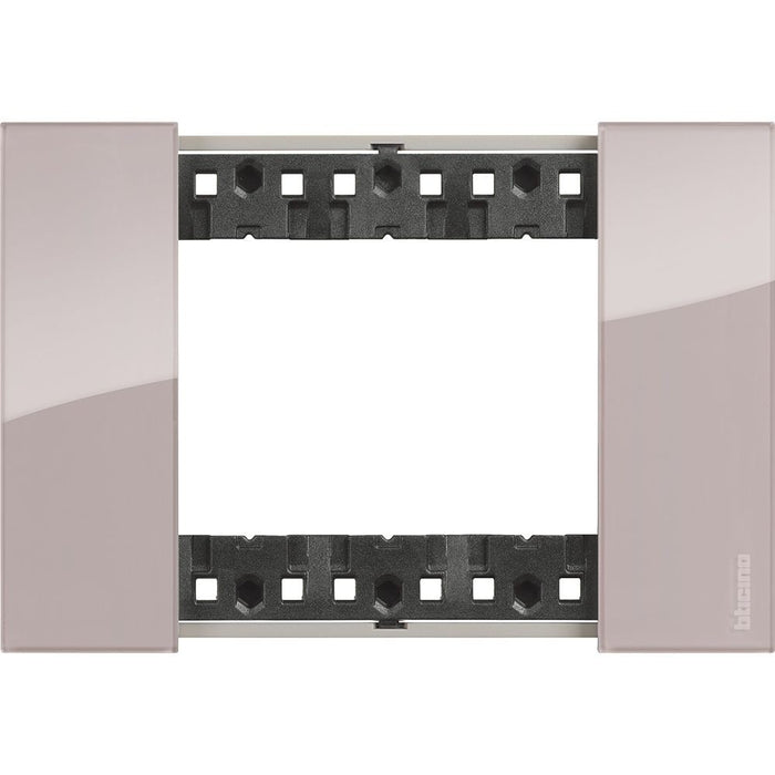 Placca Bticino Living Now 3 Moduli – Aura