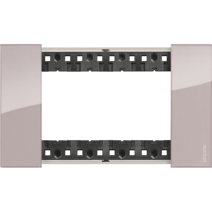Placca Bticino Living Now 4 Moduli – Aura