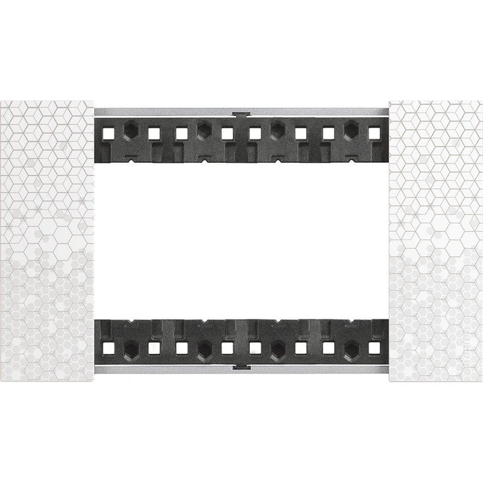 Placca Bticino Living Now 4 Moduli – Pixel