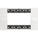 Placca Bticino Living Now 4 Moduli – Pixel