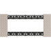 Placca Bticino Living Now 6 Moduli – Optic