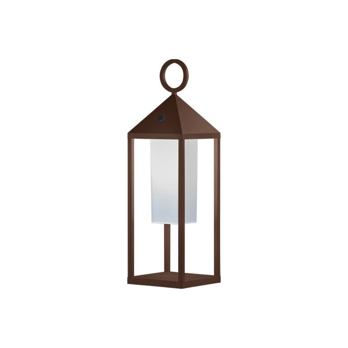 Lampada da Tavolo Jasper Small LED Ricaricabile Pan – Ruggine