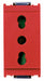 Presa 2P+T 16A P17/11 Vimar Idea Rosso