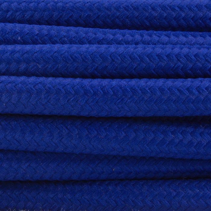 Cavo Elettrico in Tessuto Tondo Amarcords 3x0.75 Blu