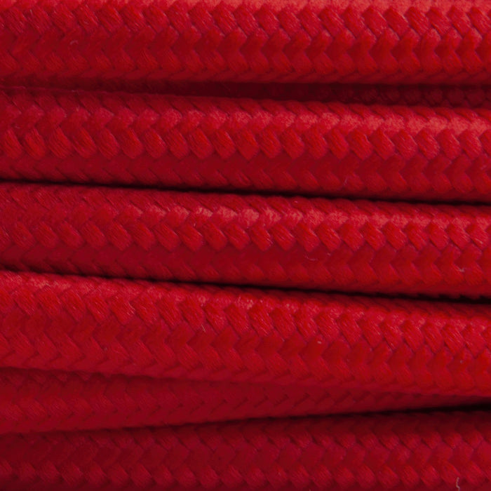 Cavo Elettrico in Tessuto Tondo Amarcords 3x0.75 Rosso