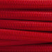 Cavo Elettrico in Tessuto Tondo Amarcords 3x0.75 Rosso
