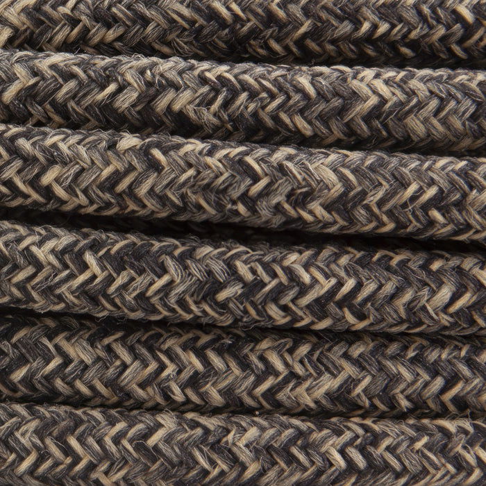 Cavo Elettrico in Tessuto Tondo Amarcords 3x0.75 Canavas Marrone