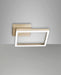 Lampada da Parete o Soffitto Fabas Luce Bard Oro Opaco