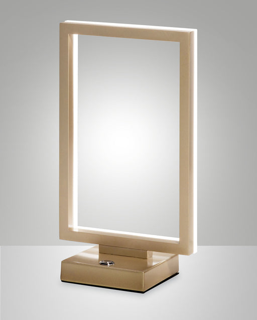 Lampada da Tavolo Fabas Luce Bard LED Oro Opaco