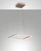 Lampada a Sospensione Fabas Luce Bard LED Oro Opaco