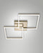Plafoniera LED Fabas Luce Bard 52W Oro Opaco