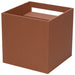 Applique a LED Quadrata Life 100x100 6W IP65 Acciaio Corten 3000K