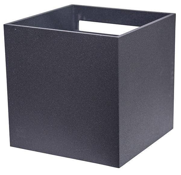 Applique a LED Quadrata Life 100x100 6W IP65 Alluminio Grigio 4000K