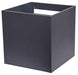 Applique a LED Quadrata Life 100x100 6W IP65 Alluminio Grigio 4000K