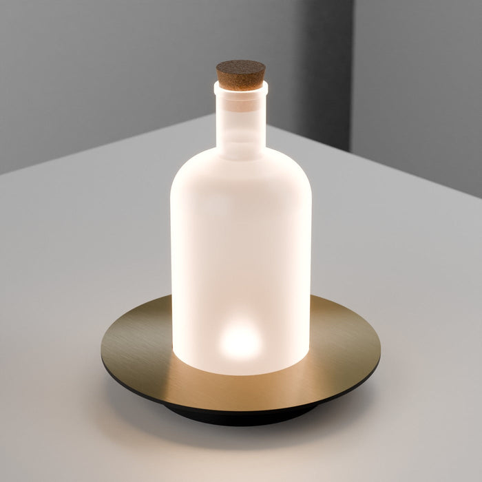 Lampada da Esterno LED Amarcords Qamar Ottone