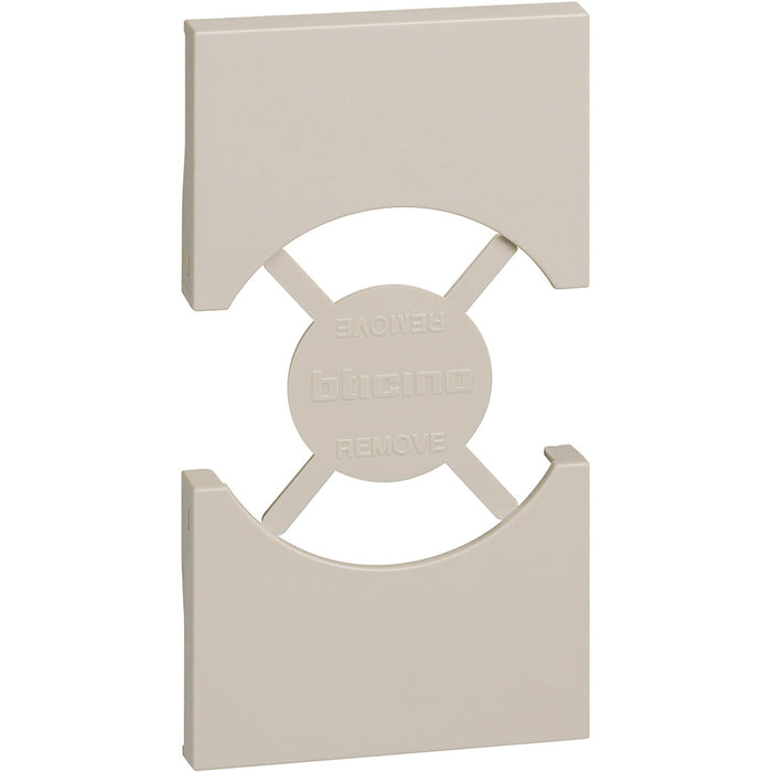 COVER BTICINO LIVING NOW PER PRESA STANDARD ITALIA/GERMANIA 2 MODULI NERO/SABBIA/BIANCO