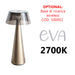 Lampada da Tavolo LED Alcapower Eva Champagne