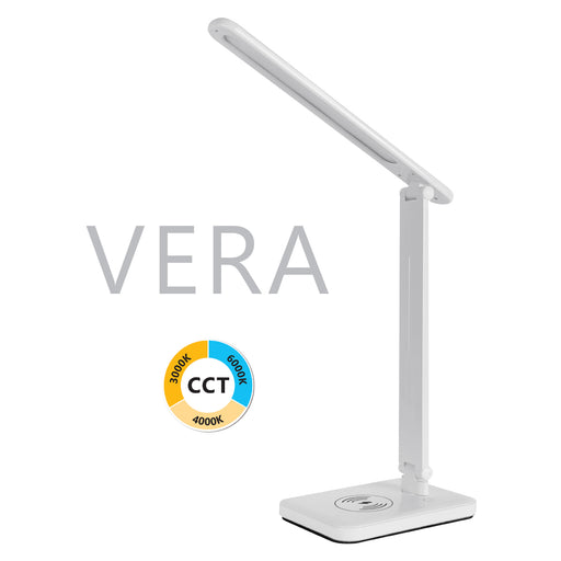 Lampada da Tavolo LED Ricaricabile Alcapower Vera CCT con Caricatore Wireless