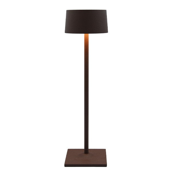 Lampada da Tavolo LED Ricaricabile FAI Touch Corten