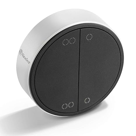 PULSANTE WIRELESS BEYON YESLY 4CH ANTRACITE/BIANCO BLUETOOTH FINDER