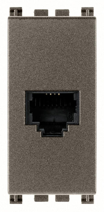 Presa Telefonica RJ11 6/4 Vimar Arké – 19320 – Metallo