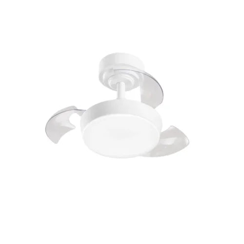 Ventilatore da Soffitto Perenz Open+ Mini Bianco con Pale a Scomparsa