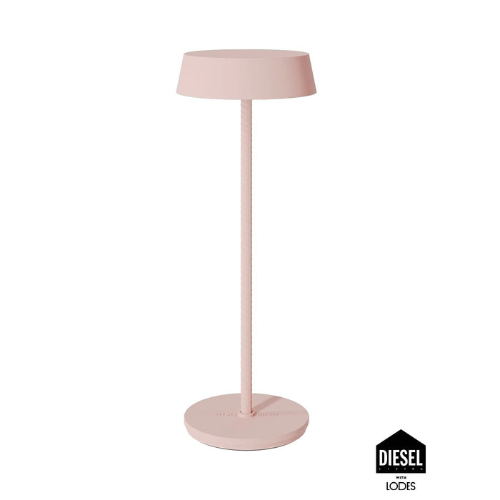 Lampada da Tavolo LED Ricaricabile Lodes by Diesel Rod – Soft Pink