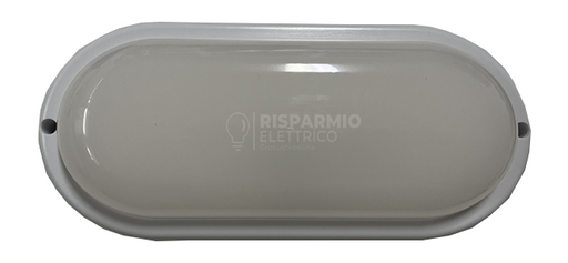 Plafoniera Ovale LED DLU Bulkhead 15W IP54 Dimmerabile