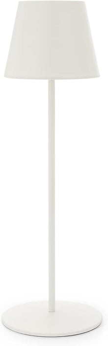 Lampada da Tavolo LED Ricaricabile Velamp Josephine – TL1908 – Bianco