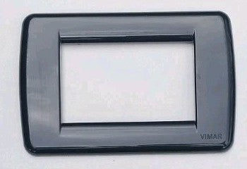 Placca 4 Moduli Vimar Idea Rondò in Tecnopolimero – blu zaffiro