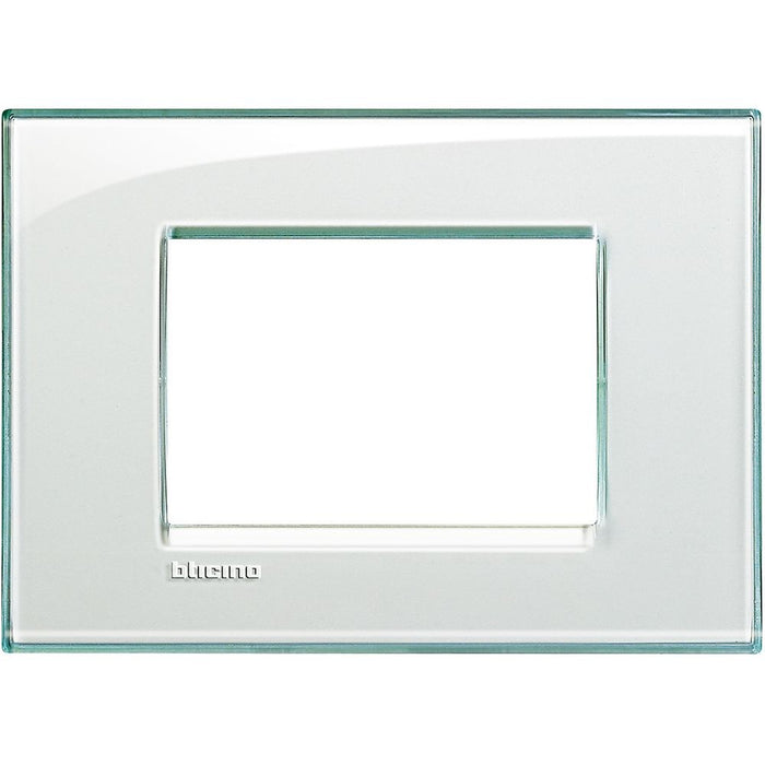 Placca 3 Posti Bticino Living Light – LNA4803 – Acquamarina