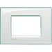 Placca 3 Posti Bticino Living Light – LNA4803 – Acquamarina