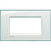 Placca Quadra 4 Moduli Bticino Livinglight – LNA4804 – Acquamarina