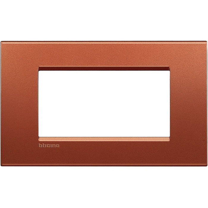 Placca Quadra 4 Moduli Bticino Livinglight – LNA4804 – Brick