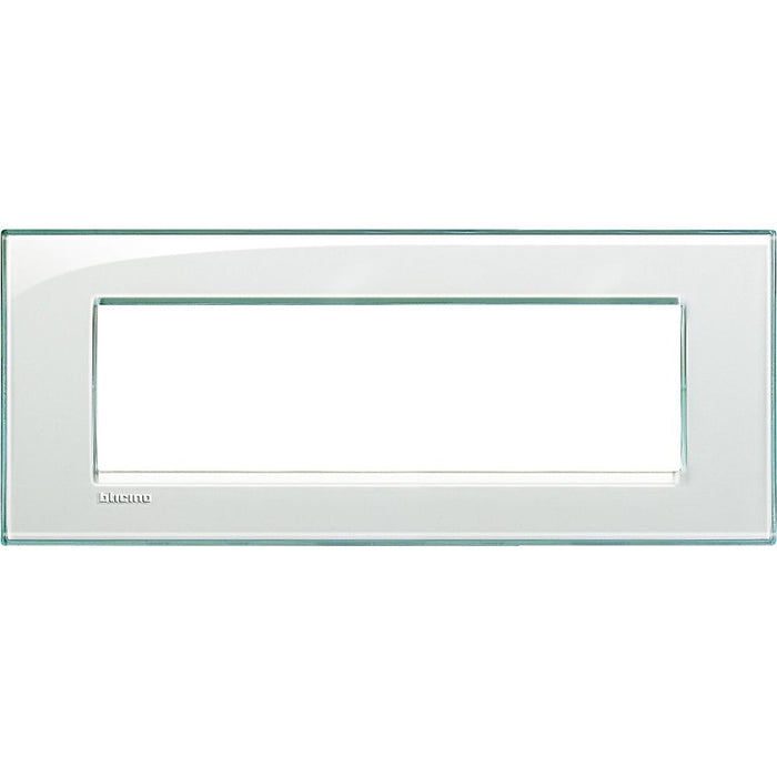 Placca Quadra 7 Moduli Bticino Livinglight – LNA4807 – Acquamarina