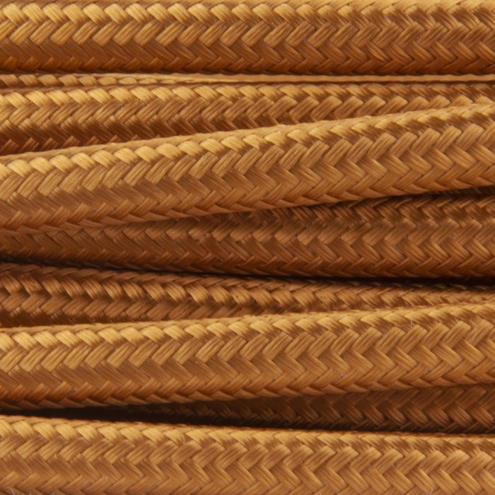 Cavo Elettrico in Tessuto Tondo Amarcords 3x0.75 – Whisky