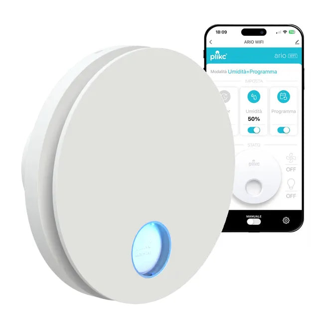PLIKC ARIO W 150 ASPIRATORE ESTRATTORE WIFI BIANCO - ARIO100WIFI